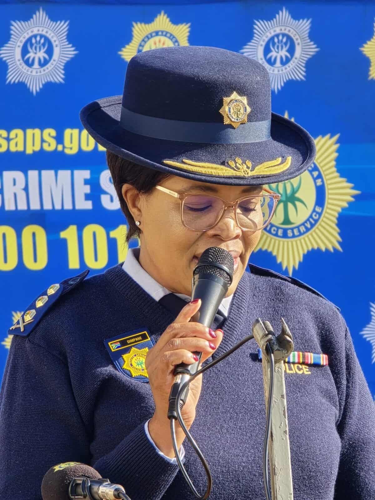 Acting National Commissioner Lieutenant General Puleng Dimpane