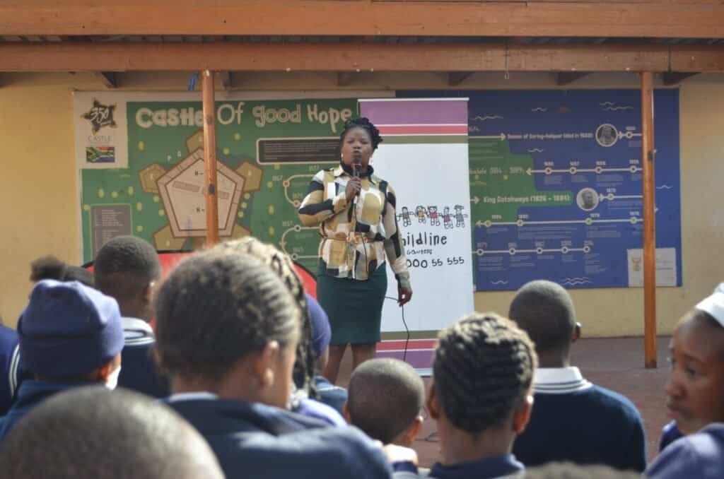 GBV Awareness School Outreach Programme, which took place at Tshwaragano Primary School in Thokoza and Matsediso Primary School in Katlehong