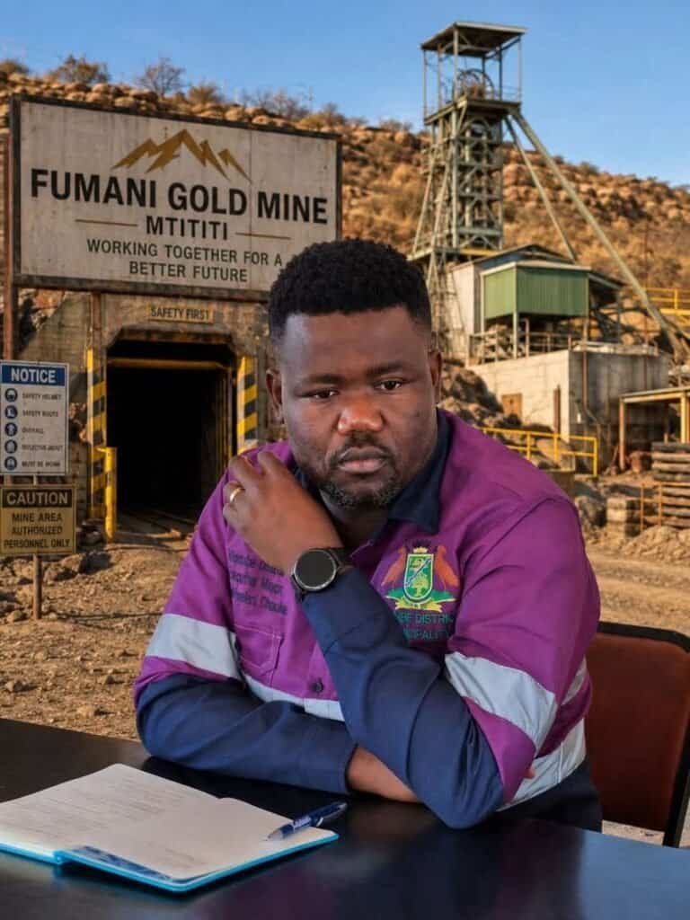 Vhembe District Municipality Executive Mayor Miyelani Chauke Mtititi Fumani Gold Mine