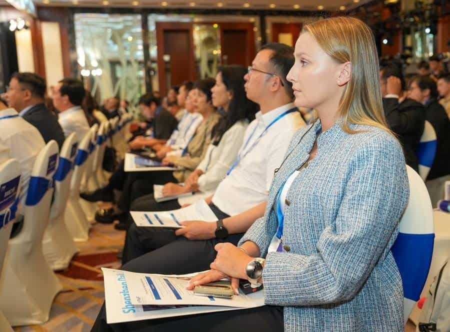 Guests attend the Asia-Pacific Media Forum Shenzhen sub-forum in Shenzhen, south China's Guangdong Province, Sept. 4, 2026. (Xinhua/Dai Mingxuan)