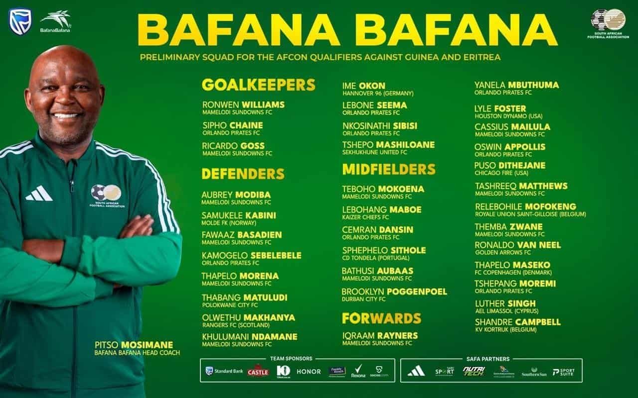 Bafana Bafana Squad