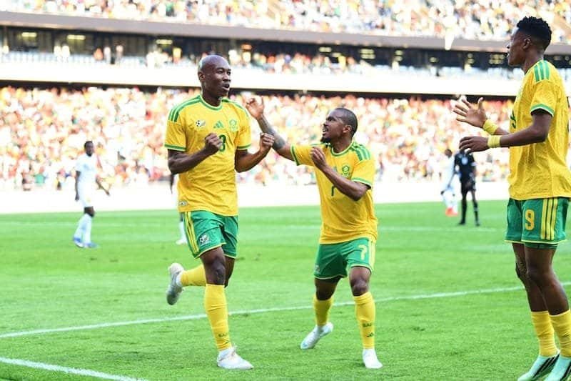 Mosimane’s Arsenal Fires Bafana to Crucial AFCON Win Over Guinea