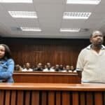 Tshwane Metropolitan Police Department (TMPD) officer Peter “Greater Gagash” Nonyane and attorney Charlotte Tibana.