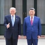 Chinese President Xi Jinping and U.S. President Donald Trump have a private meeting at Zhongnanhai in Beijing, capital of China, May 15, 2026. (Xinhua/Yan Yan)