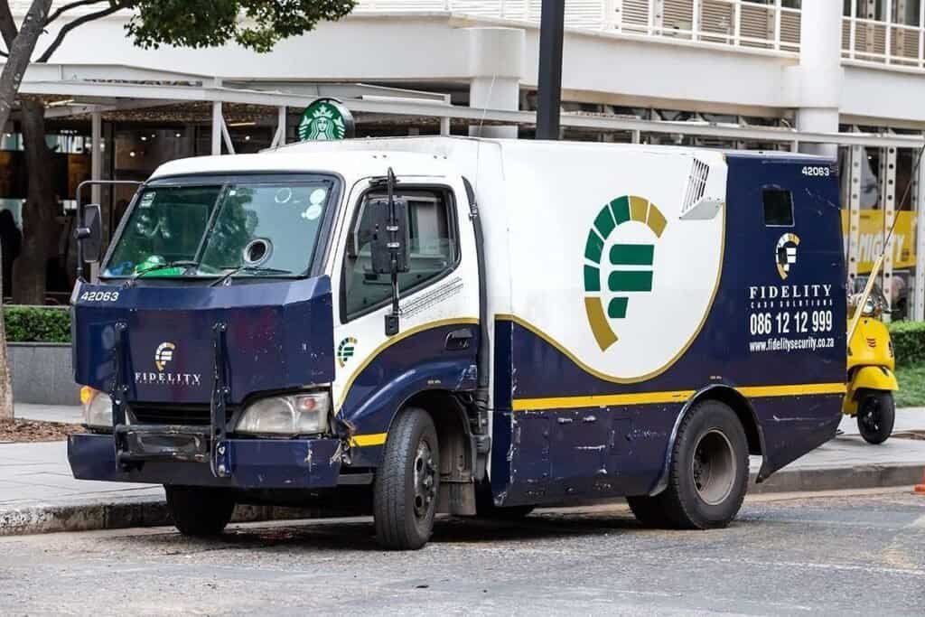 Fidelity Cash in Transit Truck
