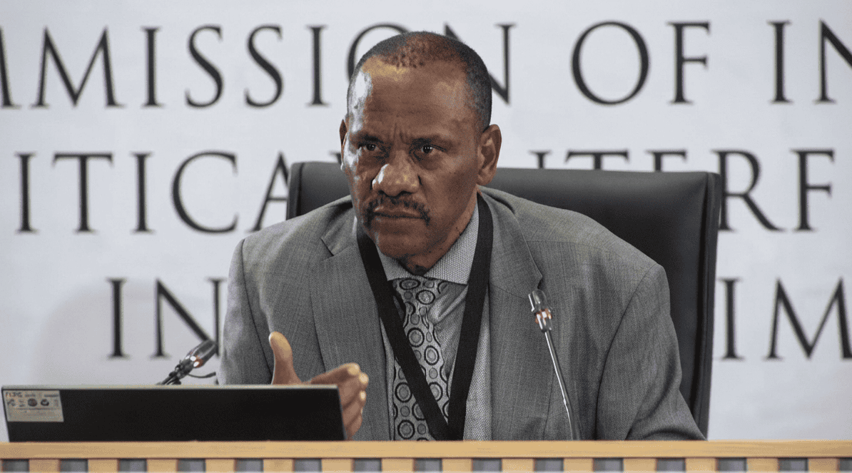 Former Hawks head General Godfrey Lebeya came under intense questioning at the Madlanga Commission