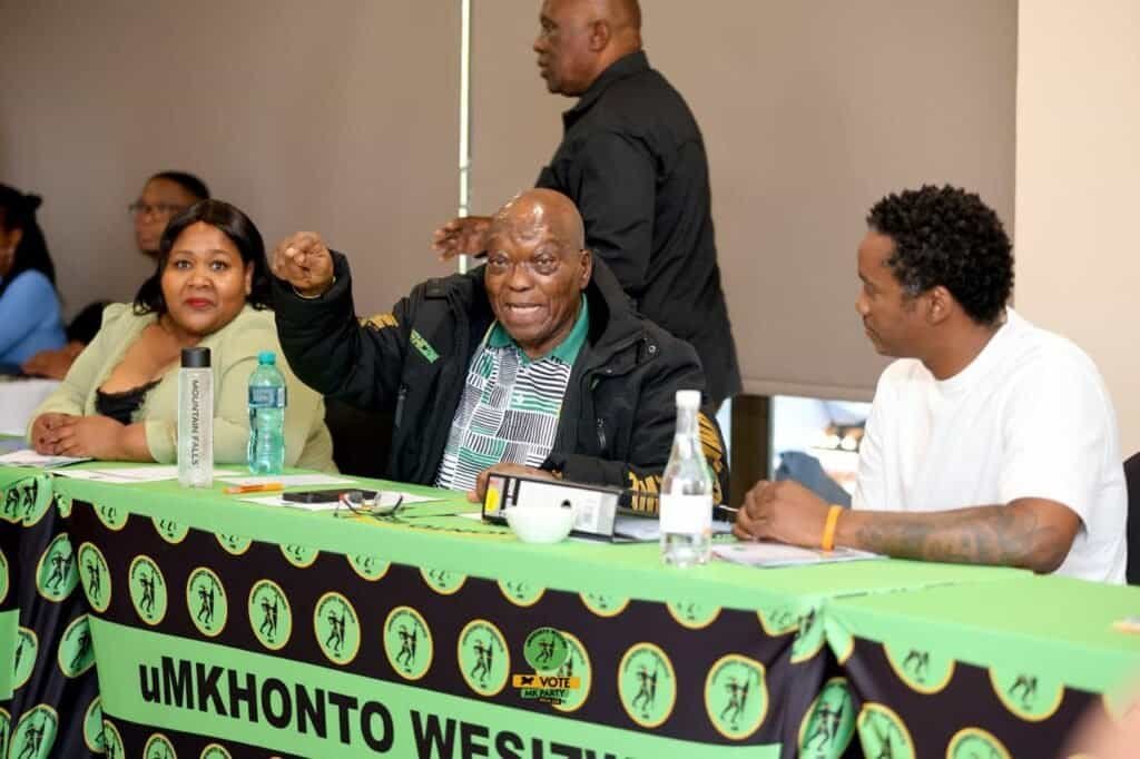 uMkhonto weSizwe Party president Jacob Zuma