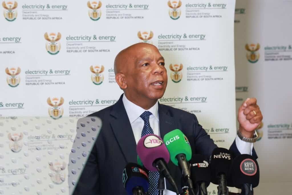 Electricity and Energy Minister Kgosientsho Ramokgopa