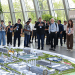 Guests visit Chinese wind turbine maker Mingyang Smart Energy Group in Zhongshan City, south China's Guangdong Province, Sept. 4, 2026.