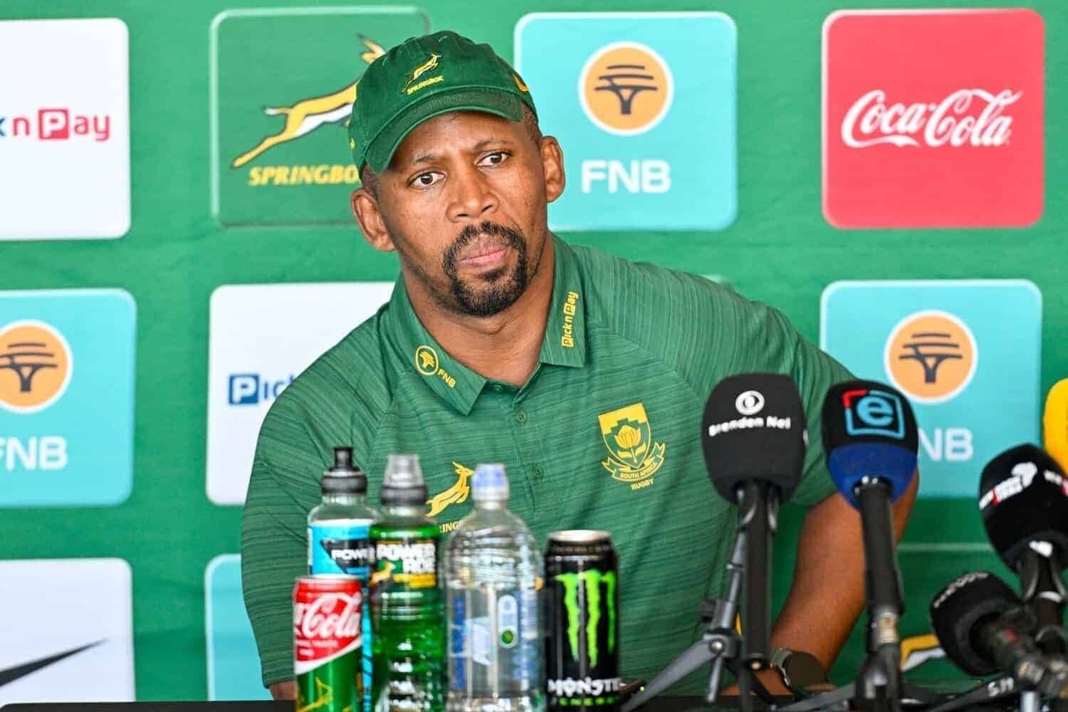 Springboks assistant coach Mzwandile Stick