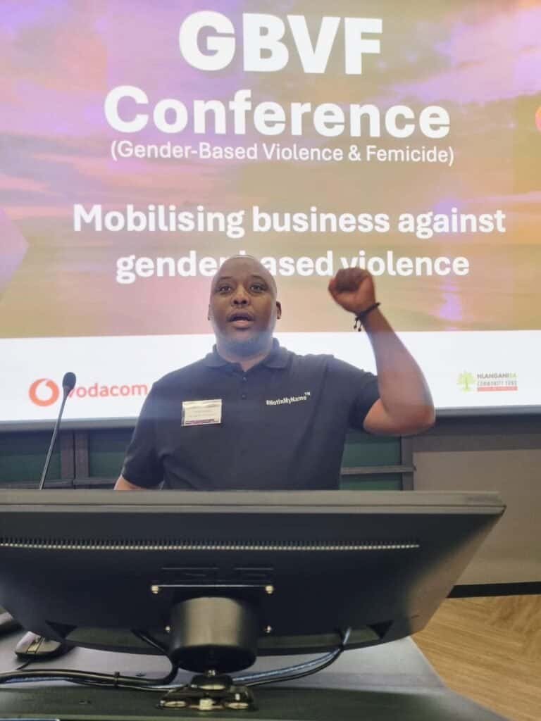Not in My Name International President Themba Masango