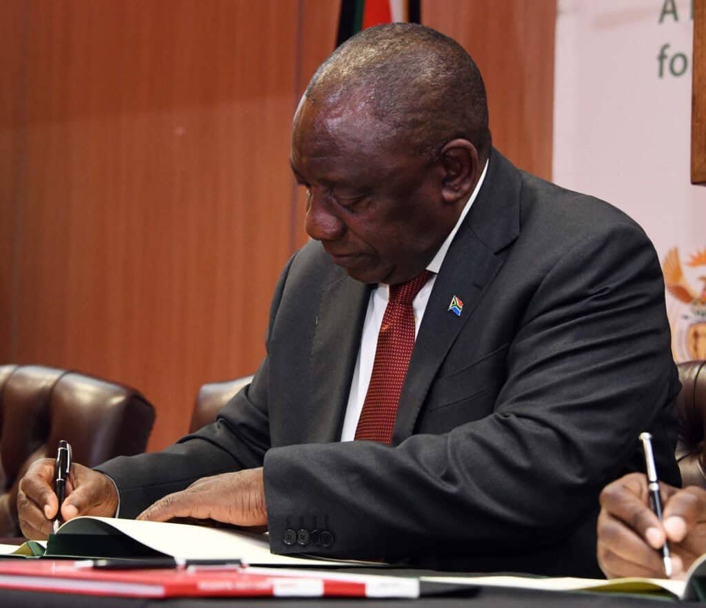 President Cyril Ramaphosa Signs Public Service Commission Bill Into Law