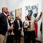 Mozambique President Daniel Chapo visits the Samora Machel Museum in Lobatse, Botswana. Photo: Supplied