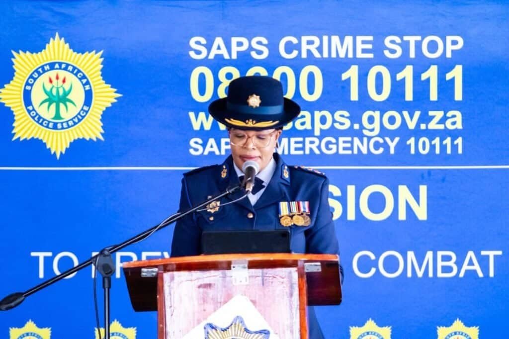 Acting National Commissioner Lieutenant General Puleng Dimpane vowed to leave no stone unturned in the investigations into the deaths of five women whose bodies have been discovered in the Kempton Park area over the past two months. Photo: SAPS