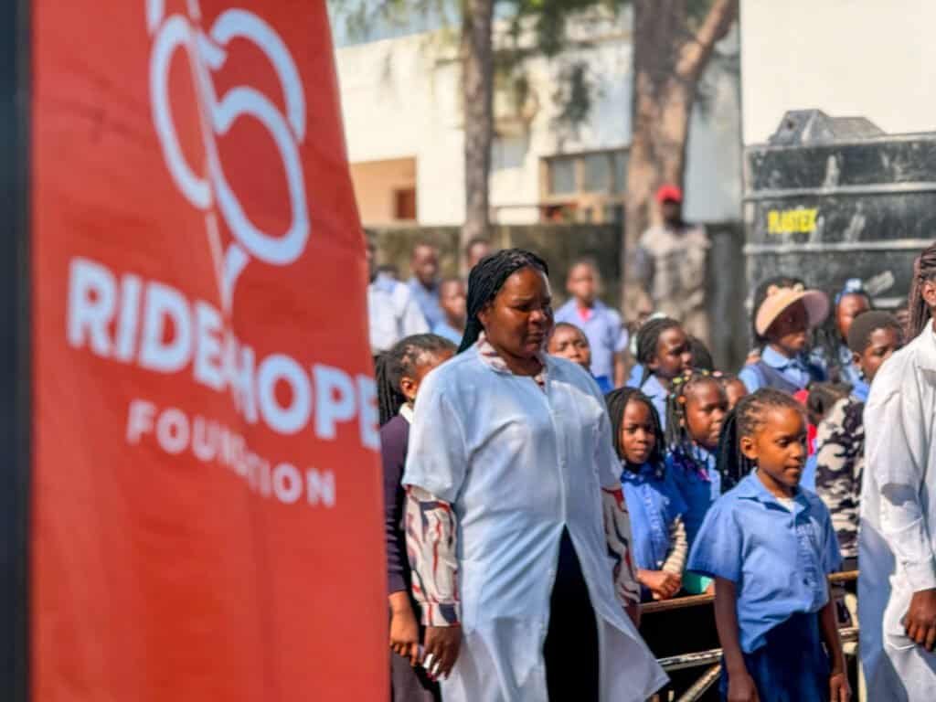 Escola Básica de Bela Vista is the first of three under-resourced schools that will benefit from this year’s Legacy Ride4Hope tour.