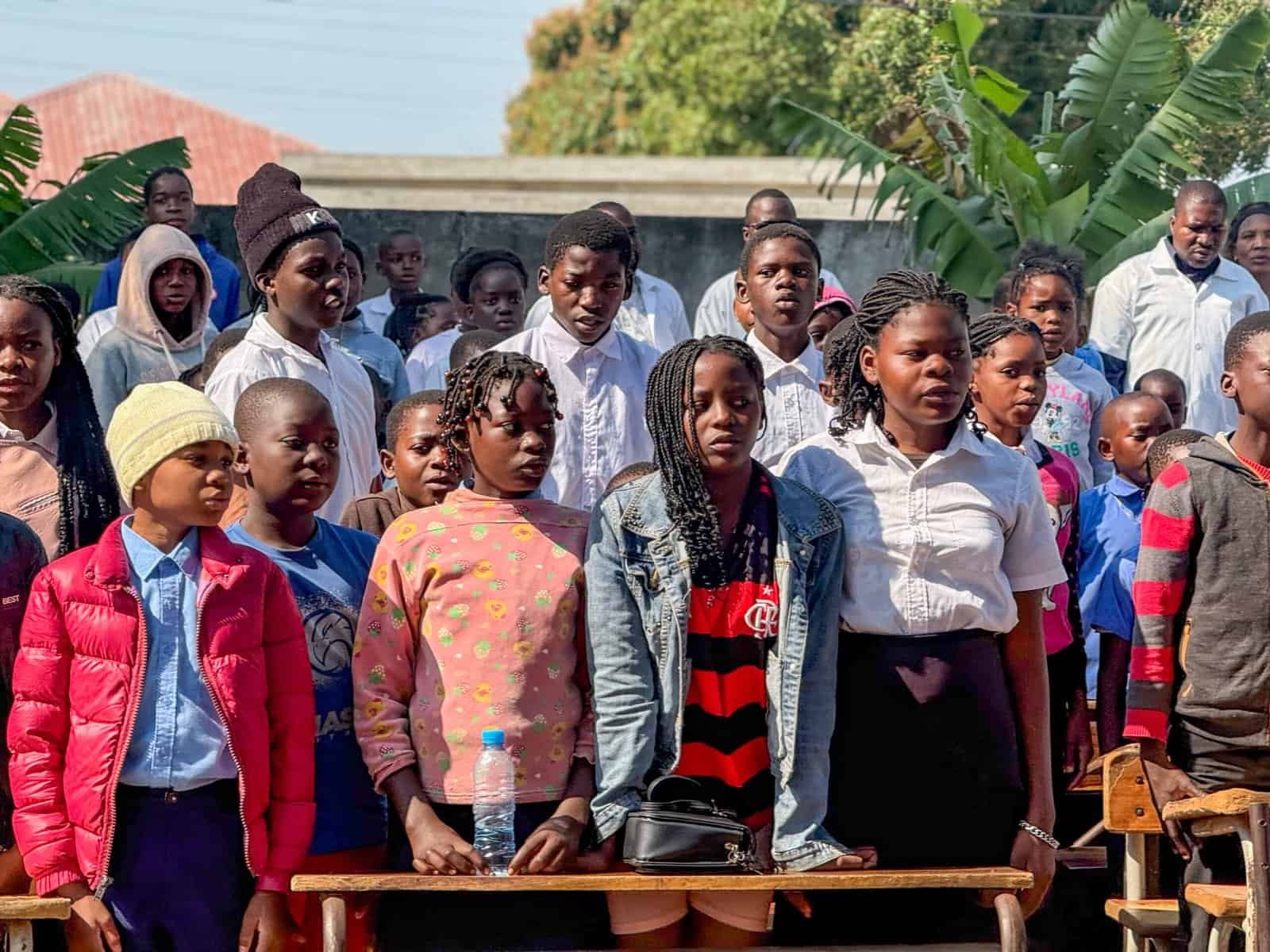 Escola Básica de Bela Vista is the first of three under-resourced schools that will benefit from this year’s Legacy Ride4Hope tour.