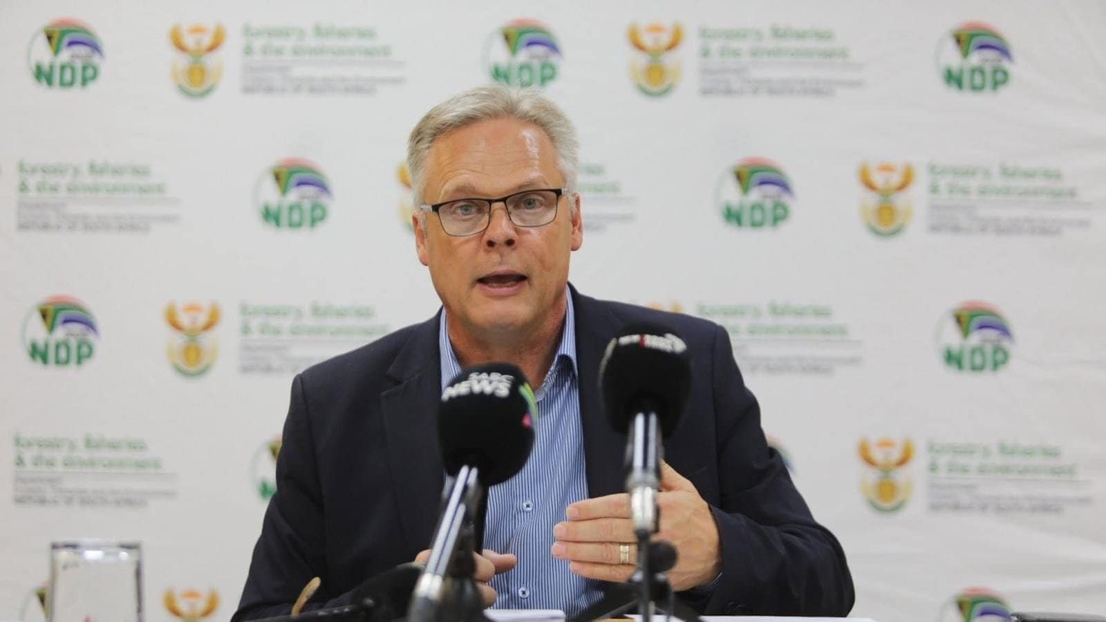South African Agriculture Minister Willie Aucamp 