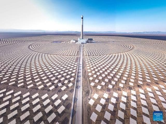 China's 1,500 MW Solar Thermal Storage Project Takes Shape In Xinjiang