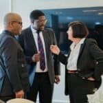 Transport Minister Barbara Creecy (Right) and Deputy Minister Mkhuleko Hlengwa (Centre) at the launch of South Africa’s 2026 October Transport Month campaign at the UNISA School of Business Leadership in Midrand, Gauteng. Photo: DoT