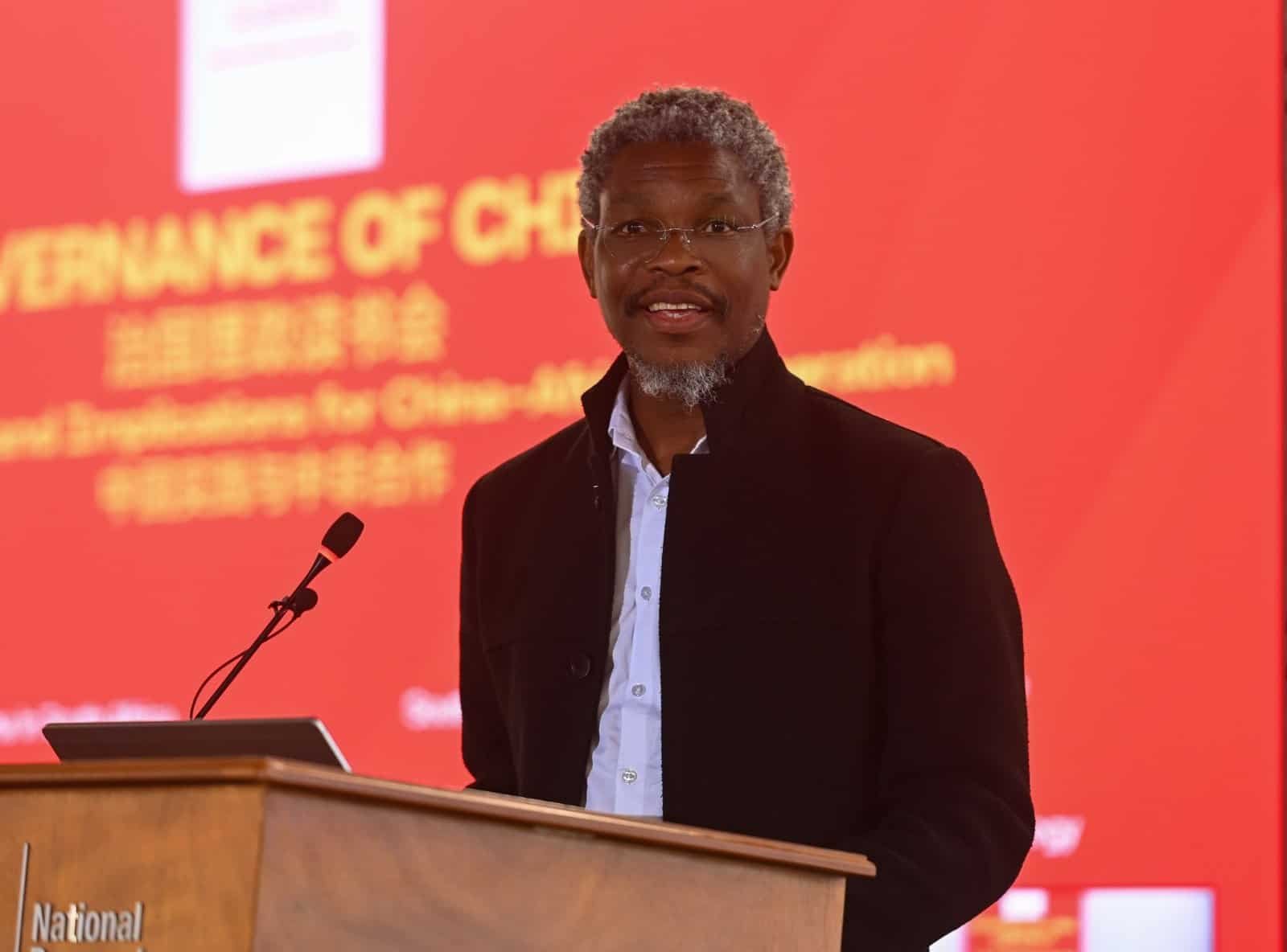 Fulufhelo Netswera, acting vice chancellor and principal of the University of Venda, stresses the importance of China-South Africa cooperation in sci-tech innovation. Photo: Supplied