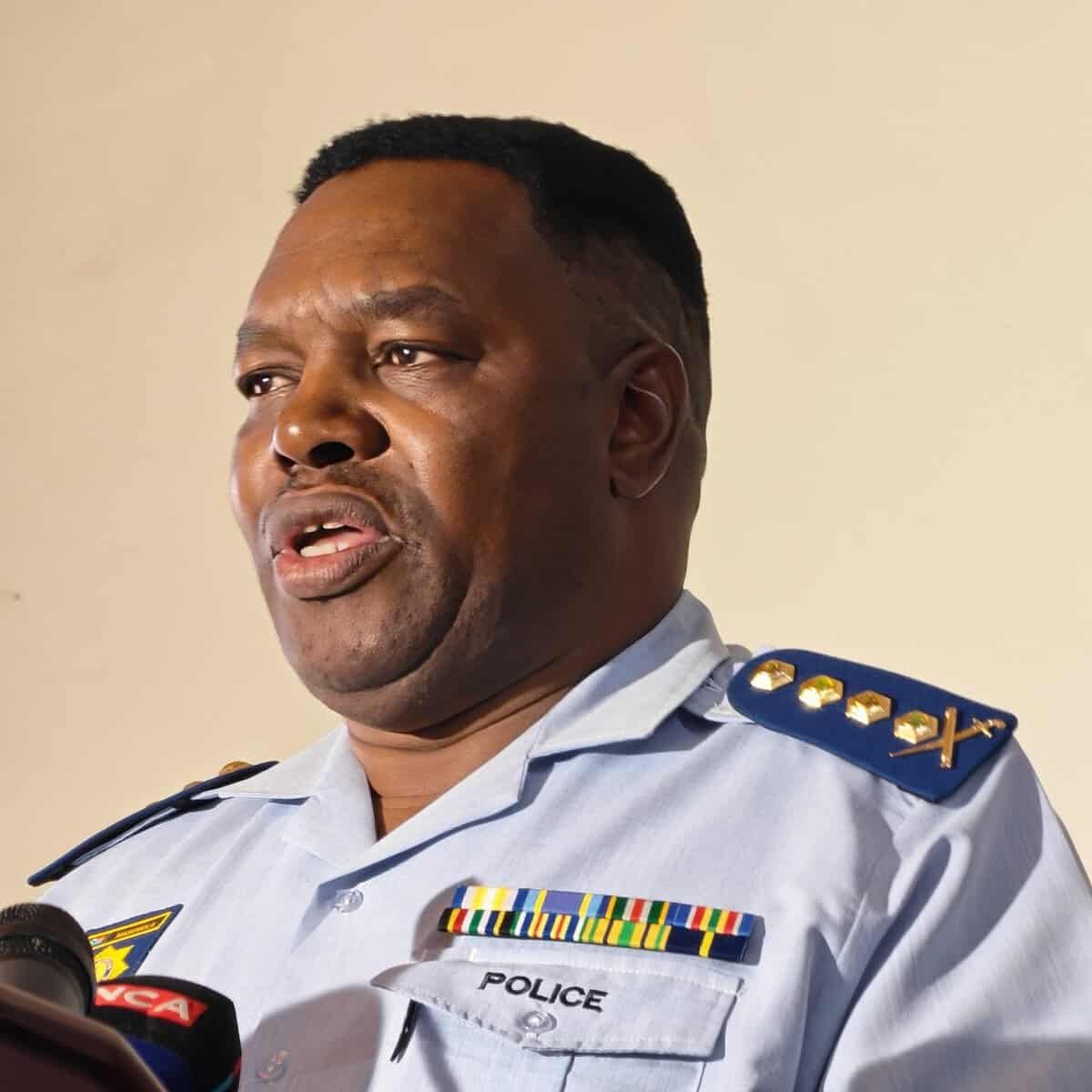 National police commissioner General Fannie Masemola