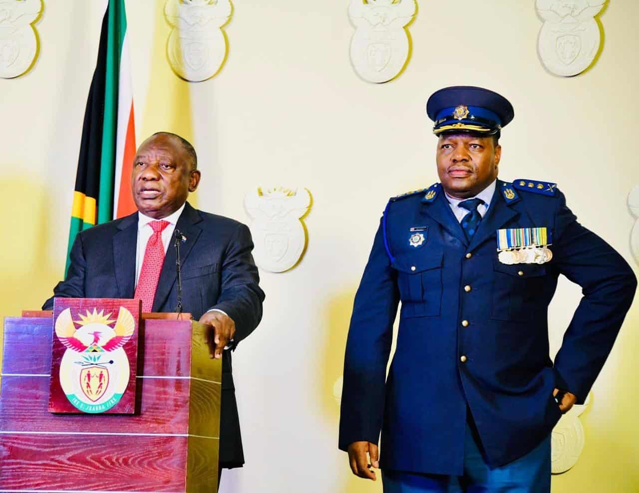 President Cyril Ramaphosa has lifted the precautionary suspension of National Police Commissioner General Fannie Masemola. Photo: GCIS
