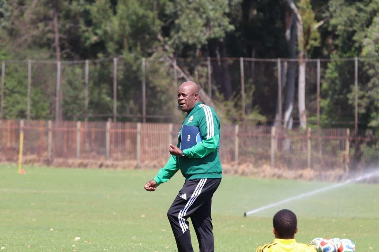 South Africa U23 head coach Raymond Mdaka Amaglug-glug