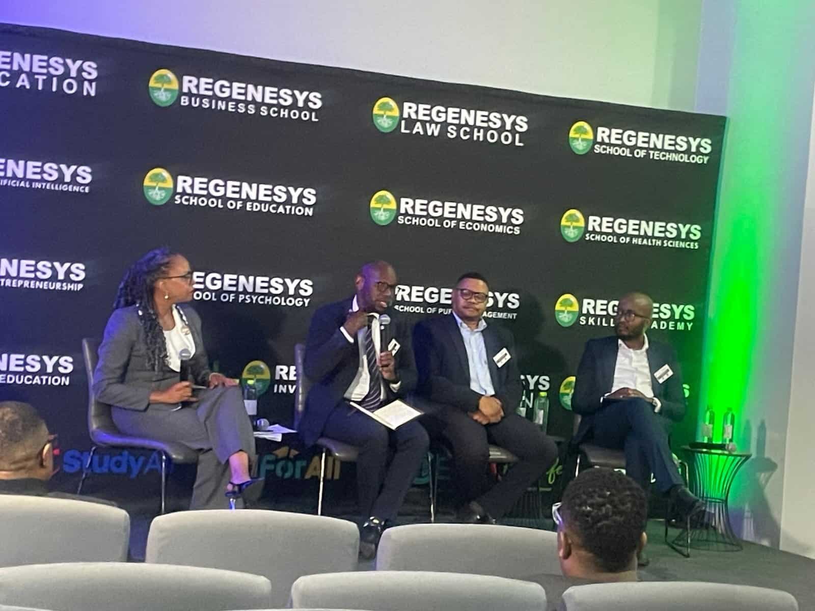 A Panel of experts discusses the conditions municipalities must create to support investment, enterprise development and inclusive economic growth at the Frontline Conversations 2026 in Sandton on Tuesday. Photo: Ntombi Nkosi/African Times